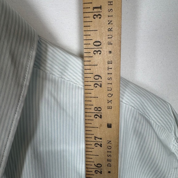 Calvin Klein Striped Long‎ Sleeve Button Down Dress Casual Shirt Mens Sz Large - Picture 4 of 8